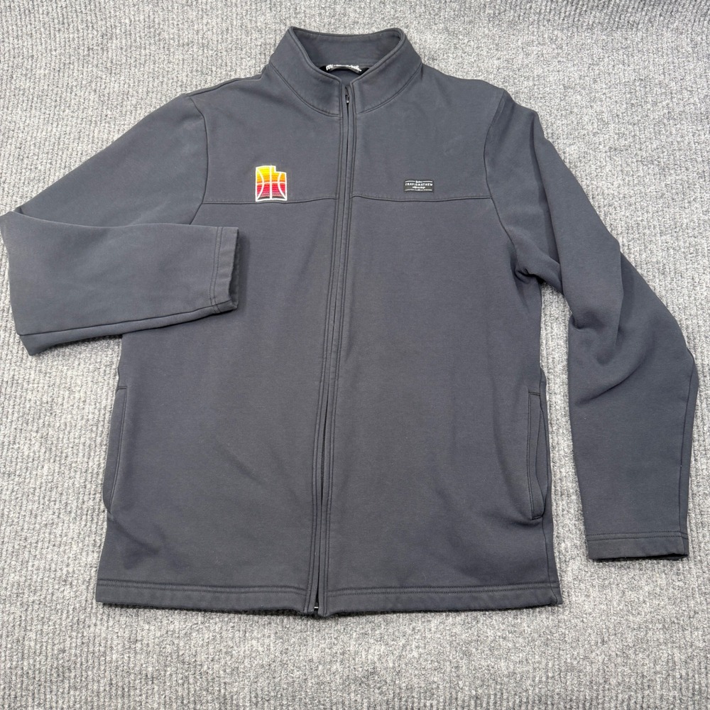 Travis Mathew Full Zip Jacket Men M Black Utah Jazz Basketball Fleece Lined